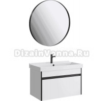 Мебель для ванной Aqwella Urban 80, подвесная, белая глянцевая