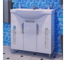 Тумба с раковиной Stella Polar Сильва 80