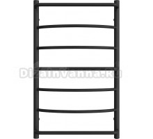 Полотенцесушитель электрический ТЕВОНА Эгера 50х80, черный