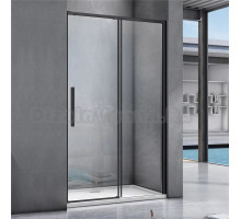 Душевая дверь в нишу Good Door Idea WTW-120-C-B 120 см, профиль черный