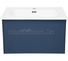 Тумба с раковиной La Fenice Terra 60 синяя