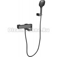 Смеситель для ванны с душем Gappo G3217-9 оружейная сталь