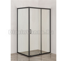 Душевой уголок Orange E23 12090TB стекло прозрачное, профиль черный