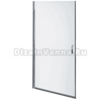 Душевая дверь в нишу BelBagno Uno B-1-100-P-Cr стекло рифленое