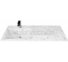 Раковина Stella Polar Мадлен 120 L, белый мрамор