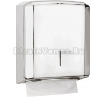 Диспенсер бумажных полотенец Mediclinics Aura DT2106C нержавеющая сталь, глянцевый