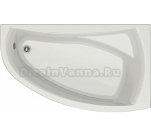Акриловая ванна EUROLUX Como 170х100, R, с каркасом