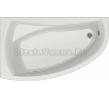 Акриловая ванна EUROLUX Como 170х100, L, с каркасом