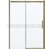 Душевая дверь в нишу Veconi Vianno VN70G-150-01-C4 150 см, профиль брашированное золото