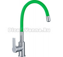 Смеситель для кухни Zollen Rhein 453443 с гибким изливом, зеленый