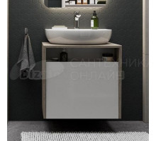 Тумба с раковиной Kerama Marazzi Buongiorno 60 дуб орегон, белая