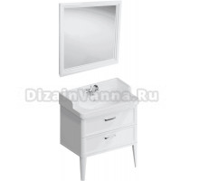 Мебель для ванной Kerama Marazzi Pompei N 80 белая, с 2 ящиками
