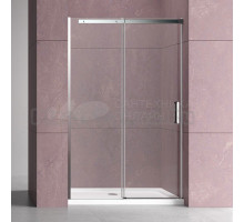 Душевая дверь в нишу Vincea Dice VDS-4D120CL 120 см, профиль хром