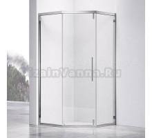 Душевой уголок Vincea Show VSP1-4SH100CL 100x100, профиль хром