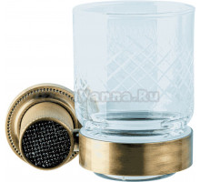 Стакан Boheme Royal Cristal Black Br подвесной, бронза