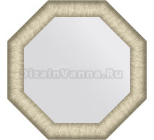 Зеркало Evoform Octagon BY 7421 50х50 брашированное серебро, в багетной раме