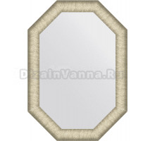 Зеркало Evoform Octagon BY 7424 50х70 брашированное серебро, в багетной раме