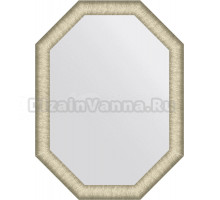 Зеркало Evoform Octagon BY 7426 60х80 брашированное серебро, в багетной раме