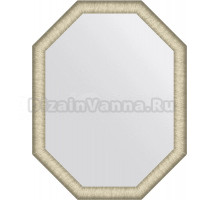 Зеркало Evoform Octagon BY 7427 70х90 брашированное серебро, в бегетной раме