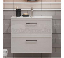 Тумба с раковиной Kerama Marazzi Piano Classic 75 подвесная, ясень белый матовый