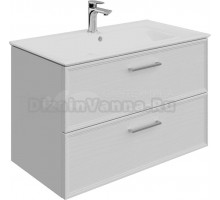 Тумба с раковиной Kerama Marazzi Piano Classic 85 подвесная, ясень белый матовый