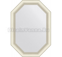 Зеркало Evoform Octagon BY 7433 51х71 белый с серебром, в багетной раме
