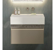 Тумба с раковиной Kerama Marazzi Logica 90 подвесная, песчаный, с дозатором