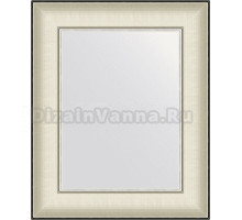 Зеркало Evoform Definite BY 7636 44х54, белая кожа с хромом