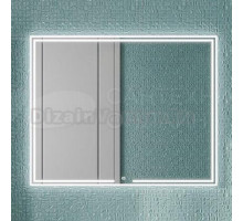 Зеркало Kerama Marazzi Mio 100 белое, с подсветкой