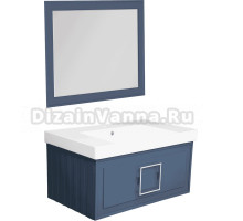 Мебель для ванной La Fenice Cubo 80 синяя