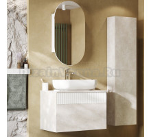Мебель для ванной AQUATON Марбл 80 слэйт, белая матовая, раковина 1WH501710