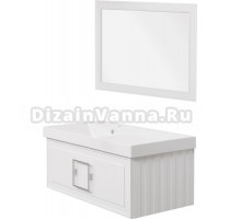 Мебель для ванной La Fenice Cubo 90 L белая