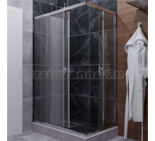 Душевой уголок DIWO Углич 100х80, профиль хром глянец