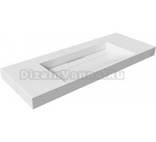 Раковина Armadi Art Flat Calacatta 120 с кронштейнами