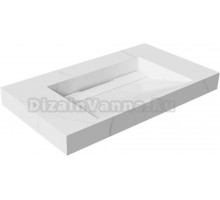 Раковина Armadi Art Flat Calacatta 80 с кронштейнами