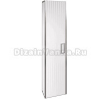 Шкаф-пенал Armadi Art Monaco подвесной, белый глянец, хром