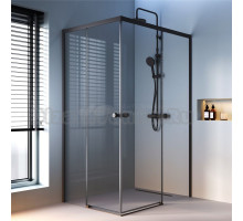 Душевой уголок AM.PM X-Joy W94G-403-12090-BТ 120х90 см, профиль черный матовый