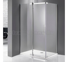 Душевой уголок Мирсант Smart Square 120х90, профиль хром