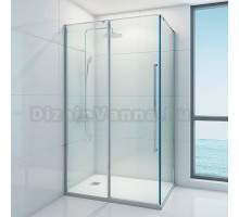 Душевой уголок Мирсант Next 90х90, профиль хром