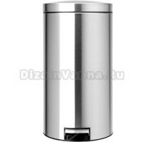 Мусорное ведро Brabantia Pedal Bin 424229 20+20 л, стальное полированное