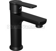 Смеситель для раковины STWORKI Готланд K-21502-B черный матовый