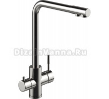 Смеситель для кухни Domaci Ливорно WFD04018 брашированная сталь