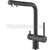 Смеситель для кухни Paulmark Serpentine Se213222-DG, графит