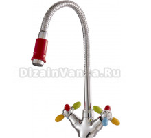 Смеситель для кухни Fashun A43127-87 с гибким изливом, хром