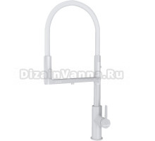 Смеситель для кухни Paulmark Tornado To213402-431 белый матовый