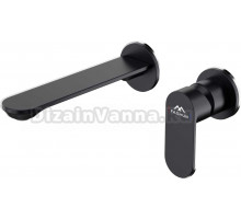 Смеситель для раковины Fashun A1185-7 С ВНУТРЕННЕЙ ЧАСТЬЮ, черный