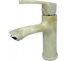 Смеситель для раковины Plstart PL1003-41 серый мрамор, хром