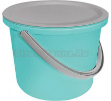 Комплект для уборки Hausmann Peak HM-9811, 10 л, мятный, серый