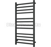 Полотенцесушитель электрический Bauedge Hotel R 60х120, матовый черный RAL9005