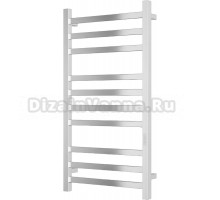 Полотенцесушитель электрический Bauedge Hotel R 50х100, нержавеющая сталь полированная